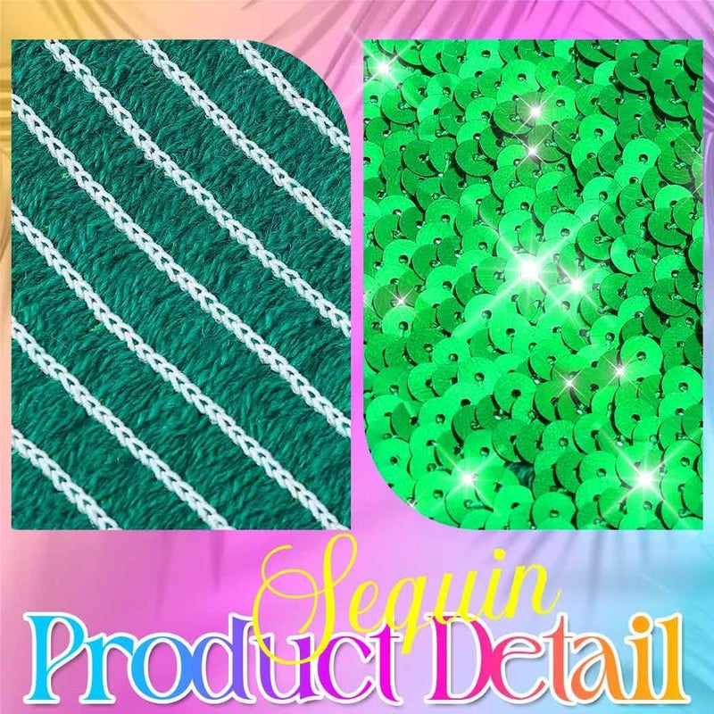 Nicute Sequin Tube Top Sparkly Crop Tops for Women - Image 3